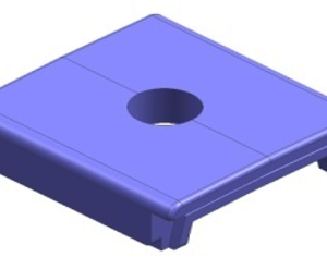 Minibox_ECG镶件一：中间一个圆孔