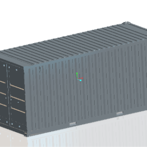 20ft plastic model container