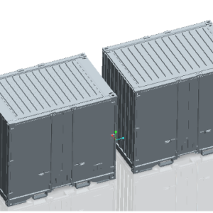 12ft plastic model container