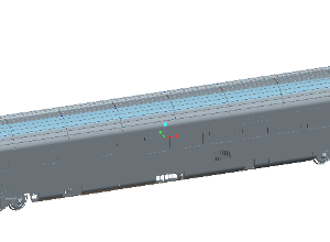 332/3/5/6/7/7 model train wagon