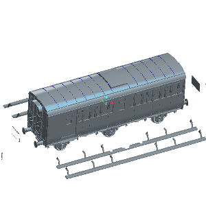 L95 model wagon train
