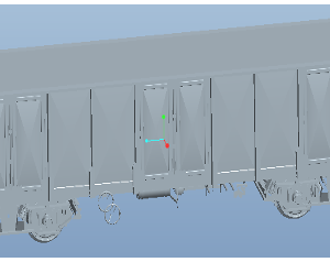 010Eas PL model train wagon