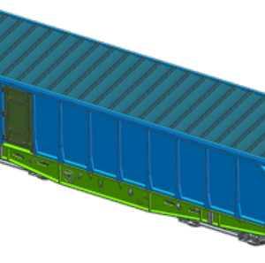 Tams plastic model train wagon