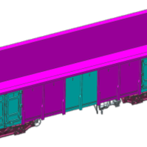 Eas-Eas-Eaos model train wagon