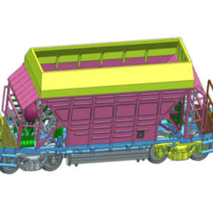 Faccpps plastic model train wagon