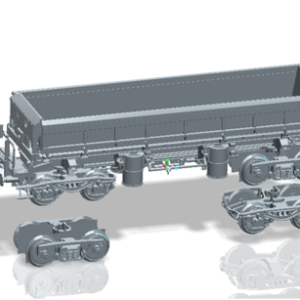 HO plastic model wagon