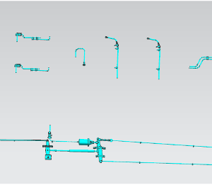 platic model flatcar train